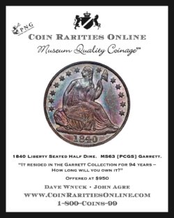 1840 Seated H10c Garrett
